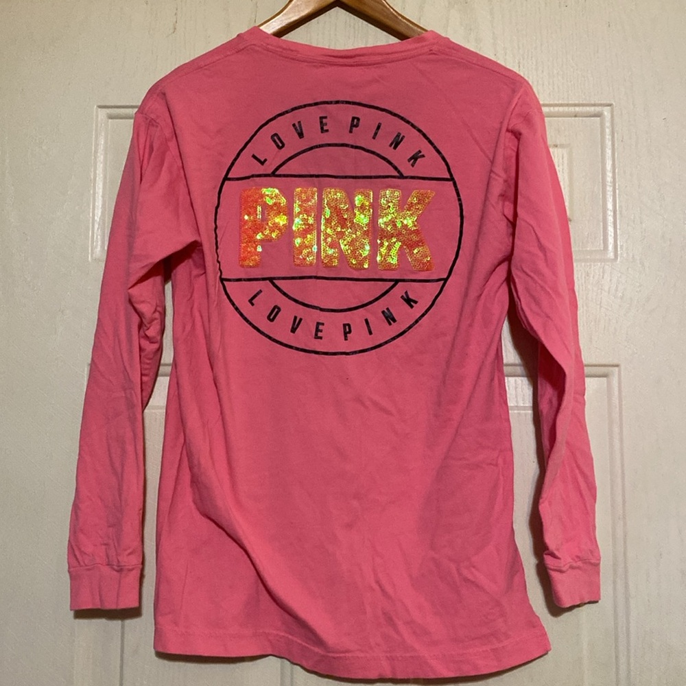Pink Victoria's Secret Long Sleeve Top